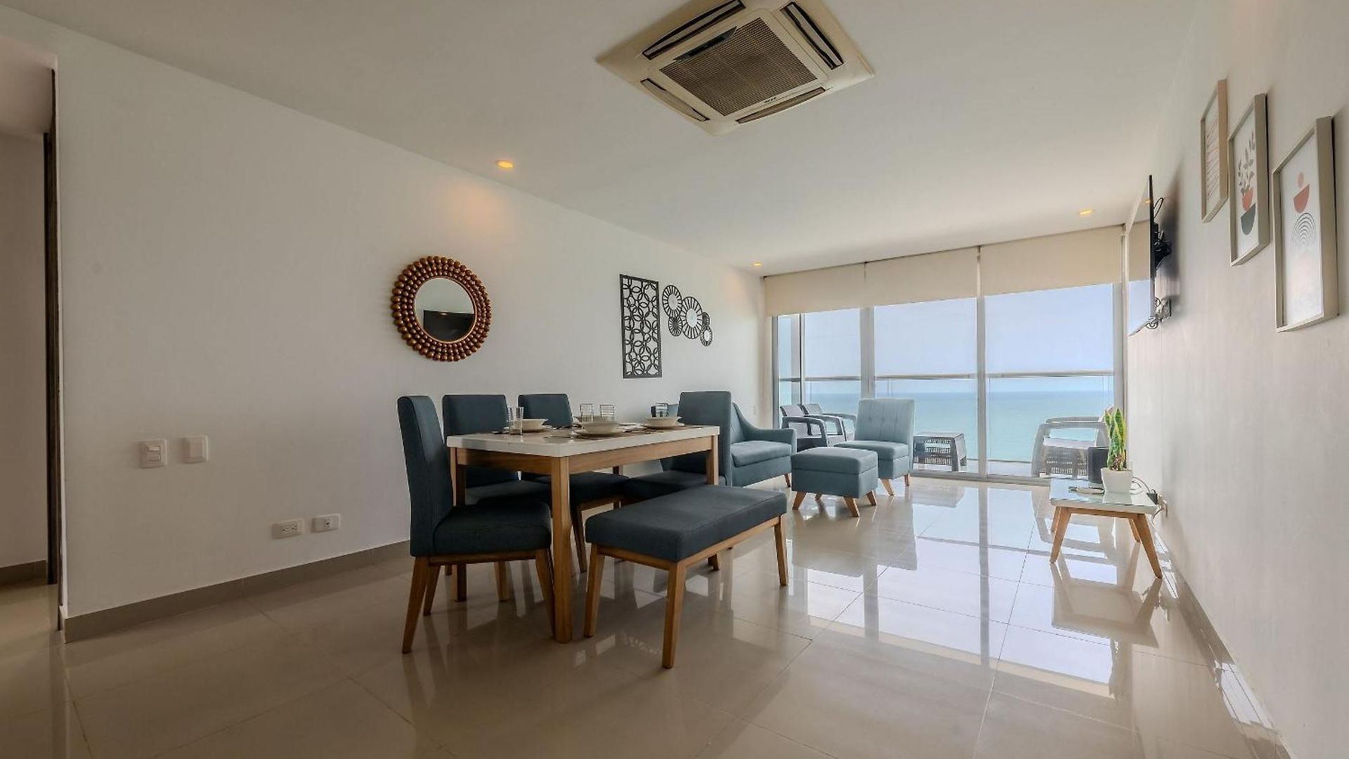 Apartamento Hermoso Apto 2 Hab Piso 19 En Morros Cartagena