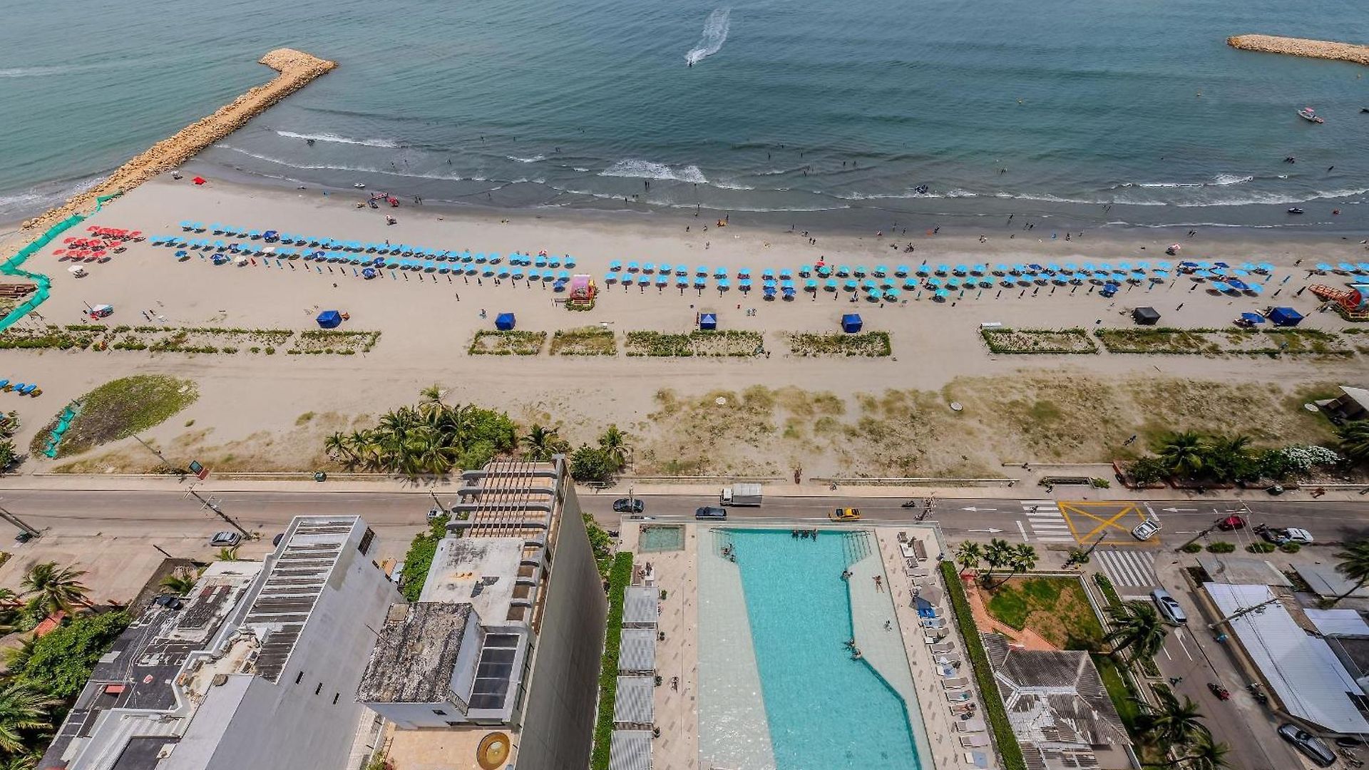 Hermoso Apto 2 Hab Piso 19 En Morros * Cartagena