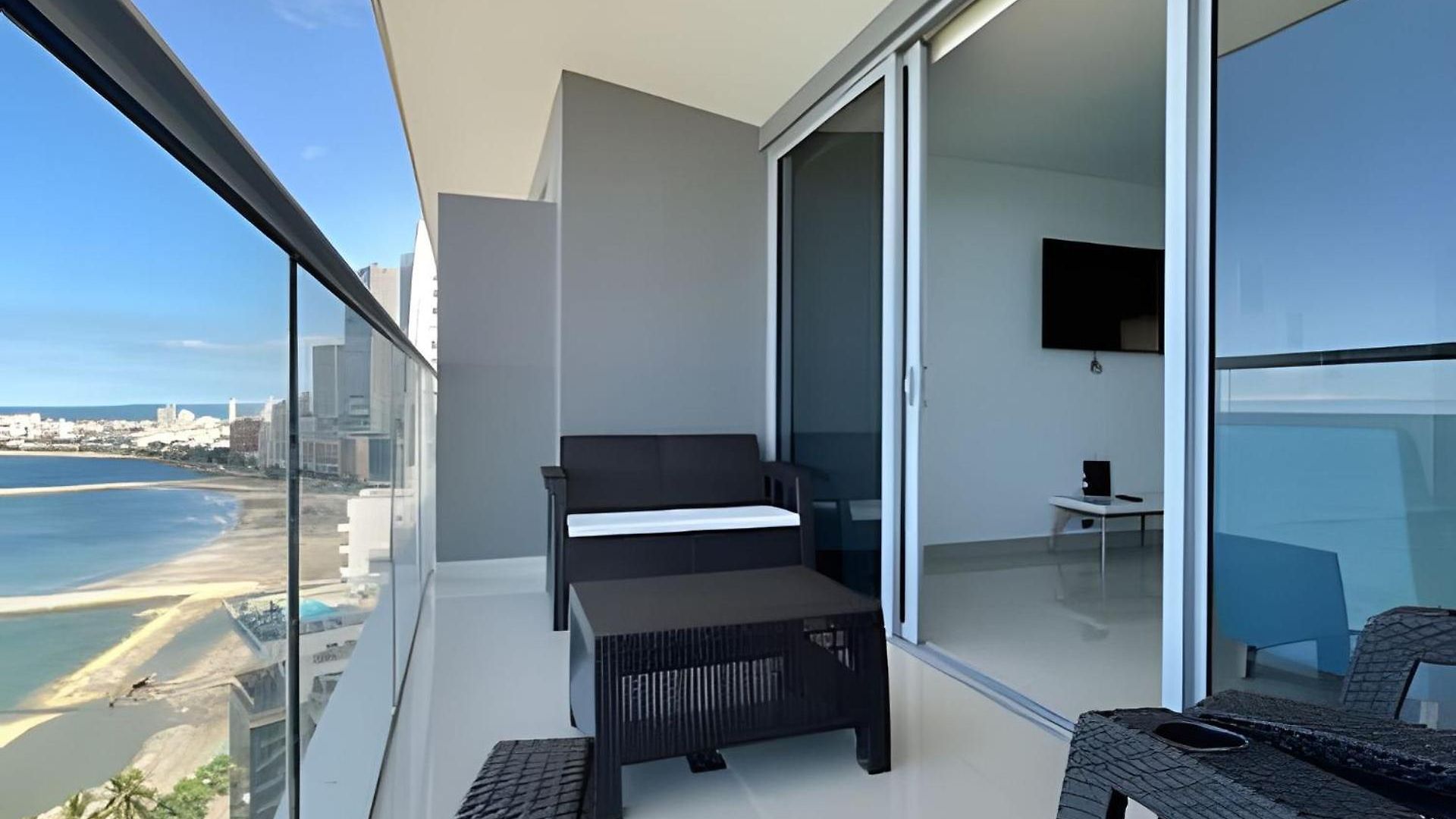 Apartamento Hermoso Apto 2 Hab Piso 19 En Morros Cartagena