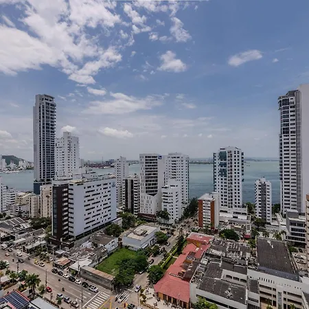 Hermoso Apto 2 Hab Piso 19 En Morros Apartamento Cartagena