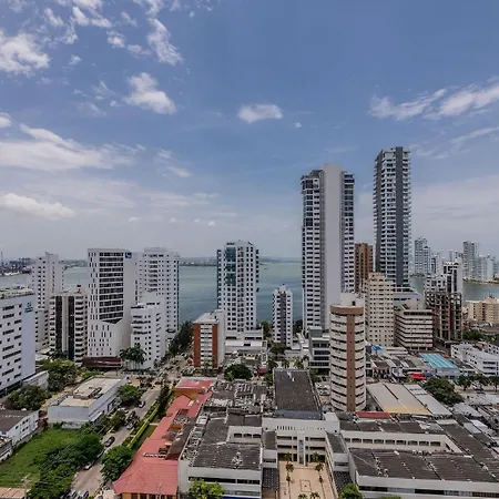 Hermoso Apto 2 Hab Piso 19 En Morros Apartamento Cartagena