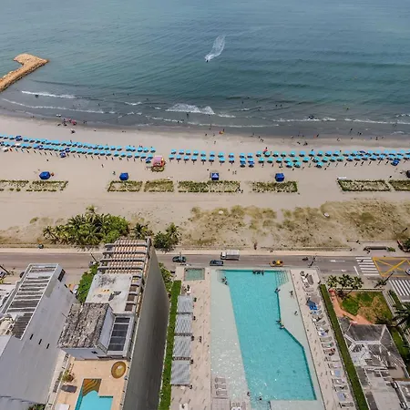 Hermoso Apto 2 Hab Piso 19 En Morros * Cartagena