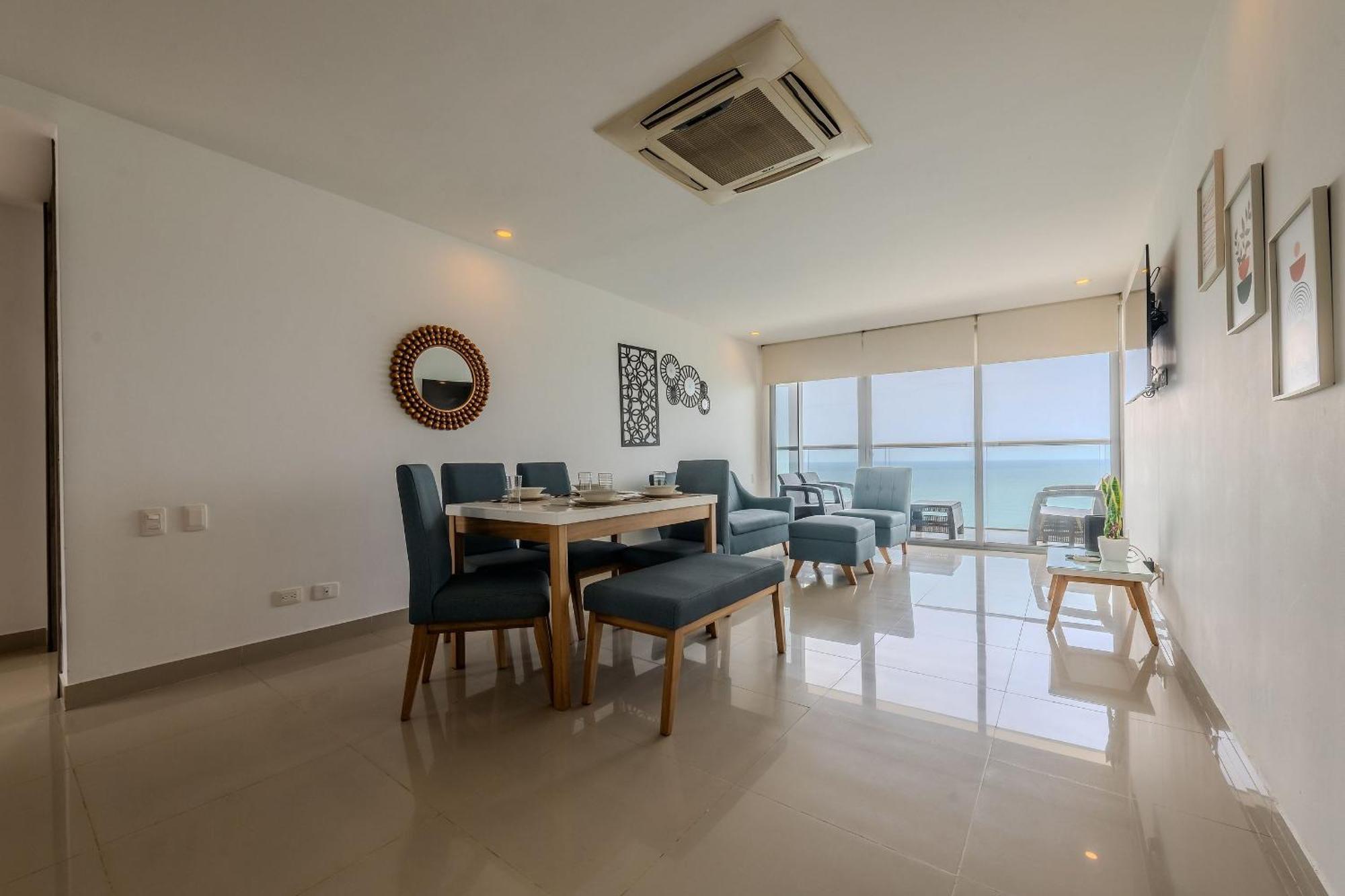 Apartamento Hermoso Apto 2 Hab Piso 19 En Morros Cartagena